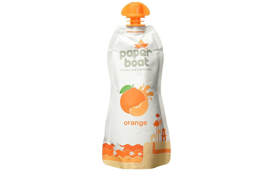 Paper Boat Orange    Plastic Bottle  200 millilitre